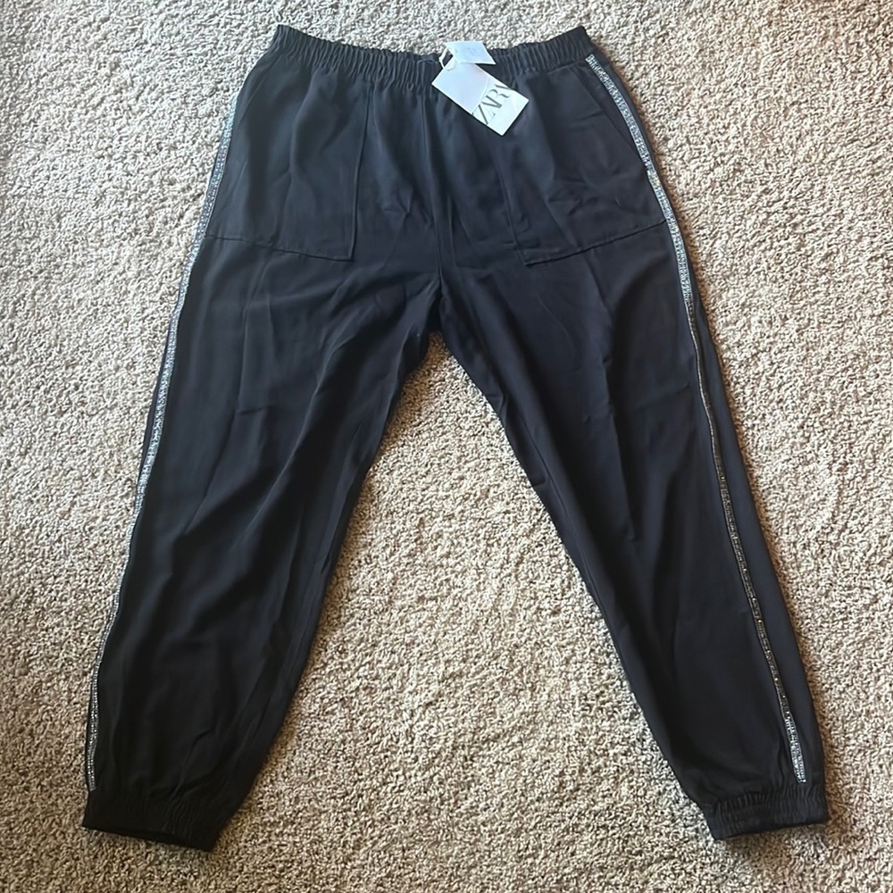 NWT Zara Embellished Joggers